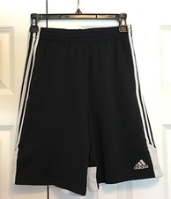 Adidas Athletic Black and White Shorts, Logo, Size L/G 14-16 , EUC