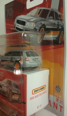 Miniature Matchbox Collector 1/64 - Audi RS6 Avant 2002 - Édition 70ème Anniversaire #11 - Neuf