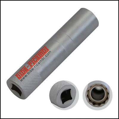 BIBA RICAMBI Chiave sottile poligonale M14 candele Citroen Peugeot Mini Cooper Renault Bmw