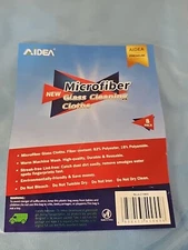 AIDEA Microfiber Cleaning Cloths-8Pk, Soft Absorbent Microfiber Cloth, Lint Free