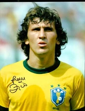 Zico Signed 10x8 Photo Brazil Flamengo Kashima Antlers Autograph + COA