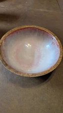 CRAVINGS BY CHRISSY TEIGEN MANGO WOOD BOWL  7.9"   EXC    COND