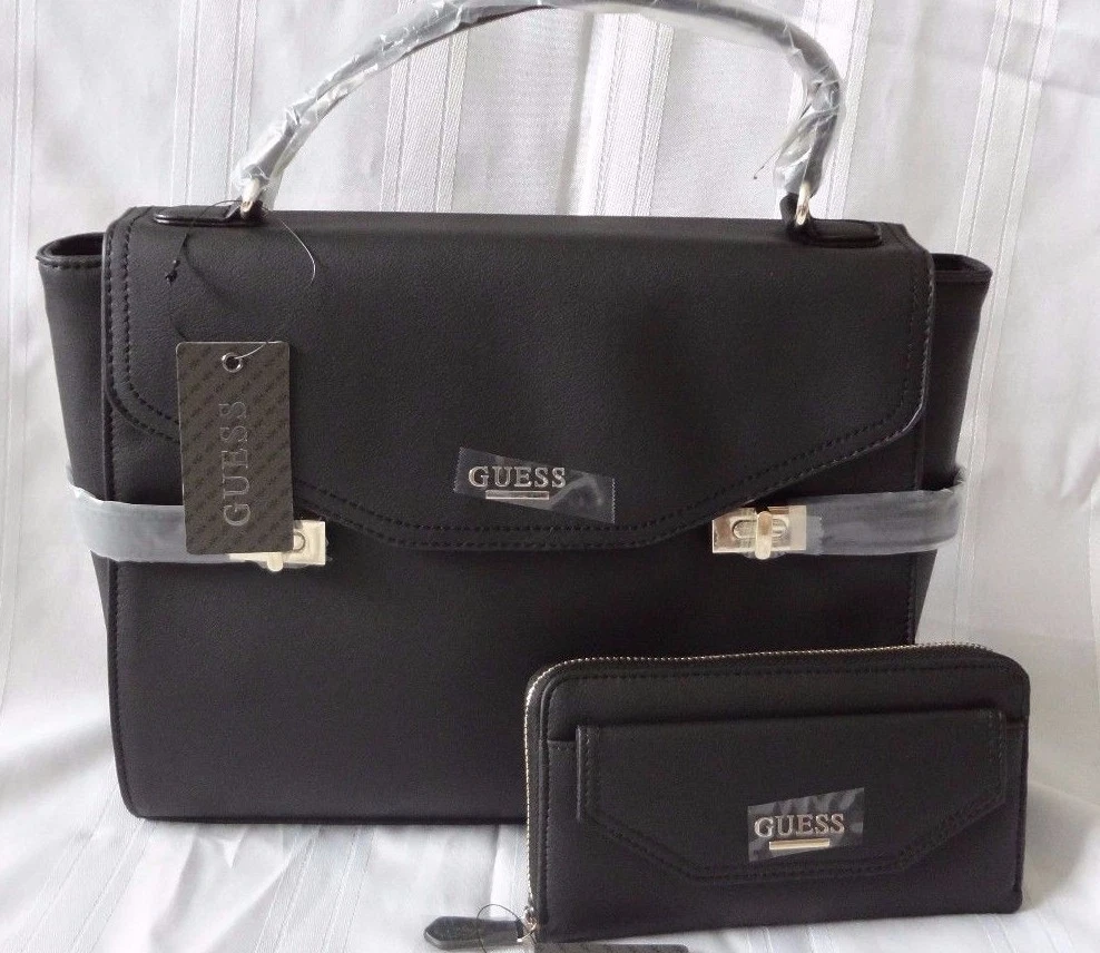 AUTHENTIC NEW NWT GUESS GRACIE SATCHEL BAG PURSE WITH MATCHING ZIP