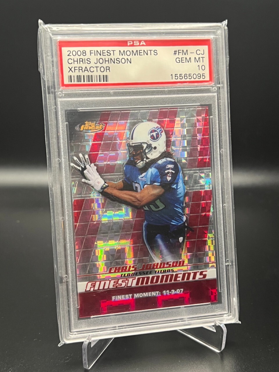 Chris Johnson Finest Moments #FMCJ Xfractor