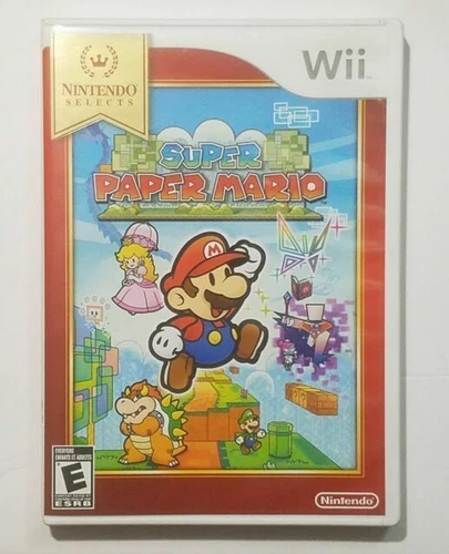 Super Paper Mario (Nintendo Wii) - CIB Complete - Nintendo Selects - Tested!