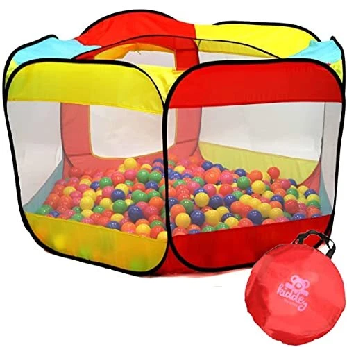 Kiddey Ball Pit Play Tent for Kids 6 Sided Ball Pit for Kids