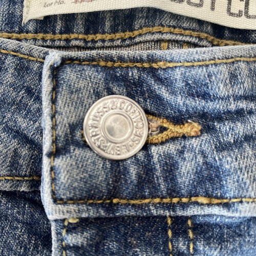 Levi's 518 Superlow Bootcut Denim Jeans Women's Size 13M Jr Blue 34x30.5 - Picture 5 of 14