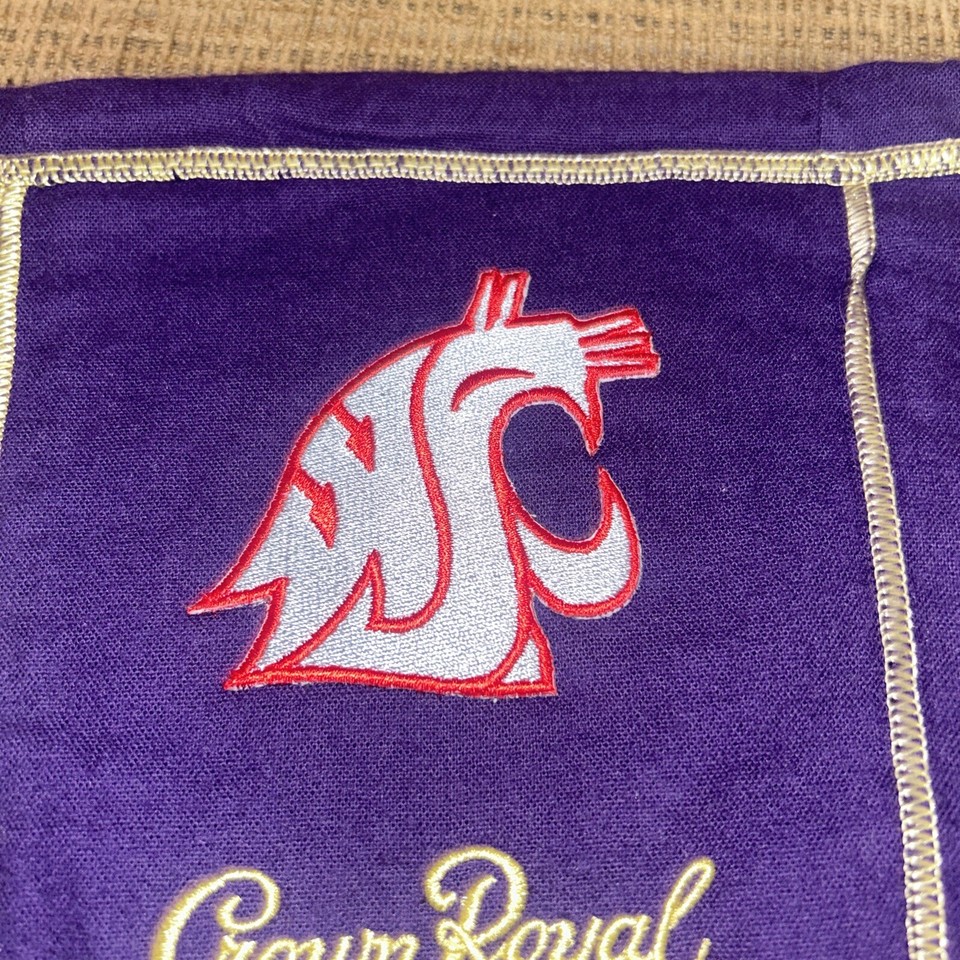 Washington State cougars NCAA Hand Made Logo’d CROWN ROYAL BAGS 1 Liter 9x7 eBay