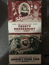 Dr Squatch WINTER LIMITED EDITION Soap | Snowy Pine Tar & Frosty Peppermint