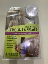 Rinse Ace Snap N Spray Polished Plastic Quick-Connect 1-Setting Shower Head 2.5