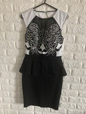 Lipsy London, Evening Dress Size 8, Black And White. Party Dress, Wedding