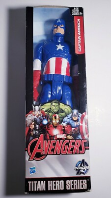 Captain America Marvel Avengers Titan Hero Series Hasbro 12