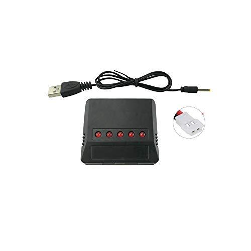 ZYGY 5PCS 3.7V 400mAh Batterie au Ltihium & 1PCS 5in1 Chargeur pour H99W H31 H6C H98 AT-96 TR