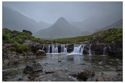The stunning fairy pools..  Isle of Skye, Scotland, UK... - 30'' x 20'' CANVAS