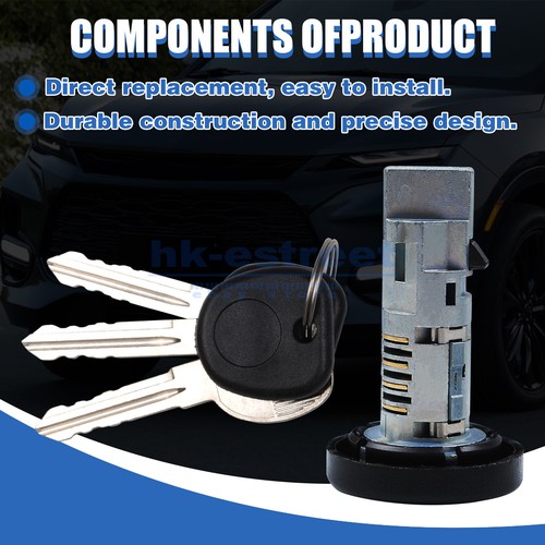Cylindre serrure allumage avec clés pour Chevrolet Silverado GMC Sierra 2007-2014 924-796 - Photo 6/22