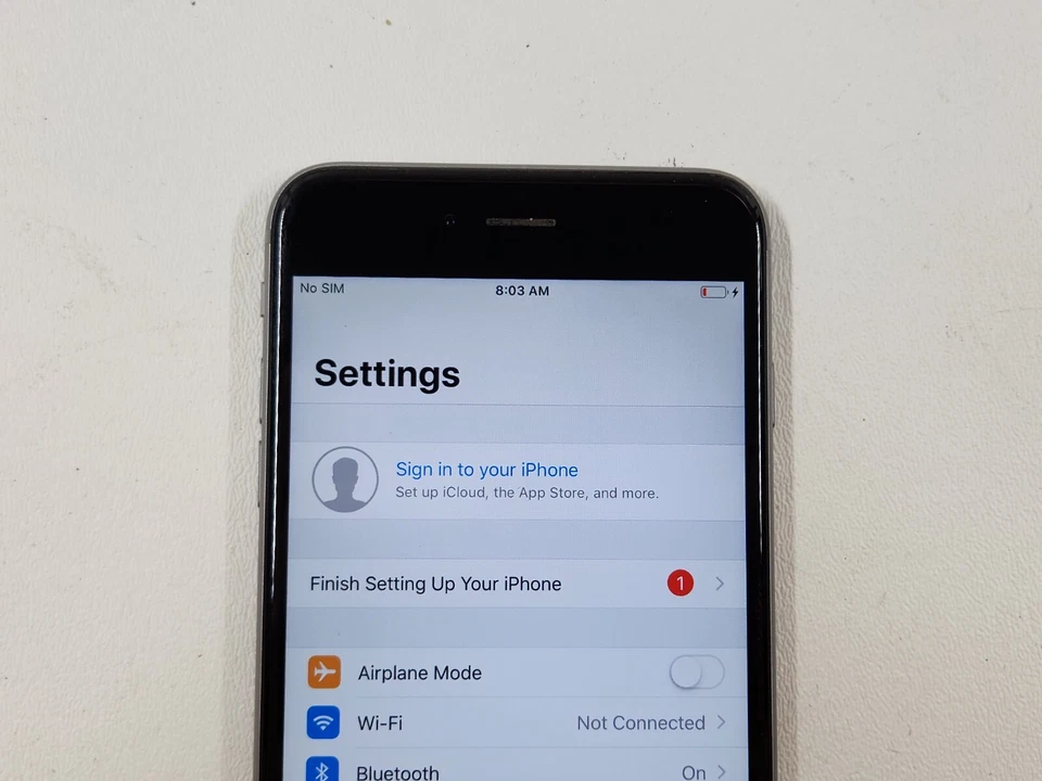Smartphone Apple iPhone 6 Plus (A1522) 64GB - Gris (AT&T) - IMEI limpio - Q1433 Foto 3 de 4