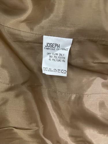 Joseph Lined Fitted Pant Suit Women's Blazer/Trouser Set Tan Brown Size 1 & 36 - Picture 6 of 15