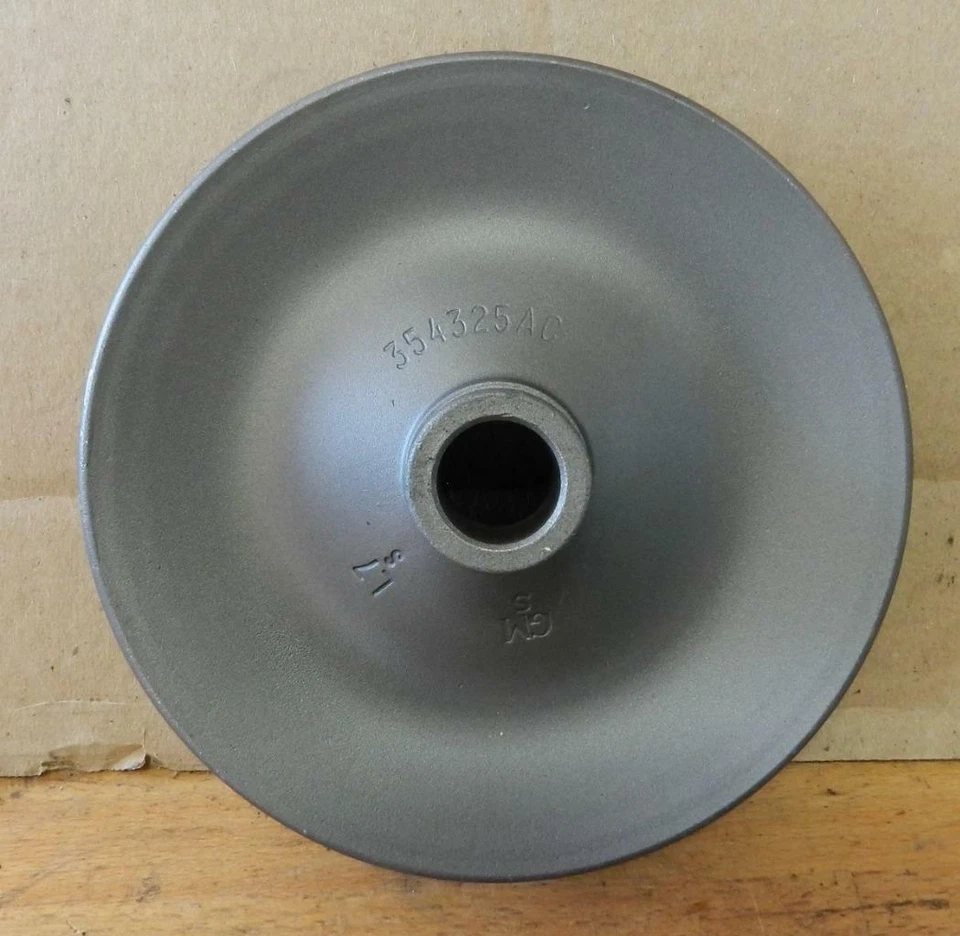 Buick Chevrolet Olds Pontiac 1976-81 con bomba de dirección asistida de aire acondicionado polea 354325 CA Foto 3 de 4