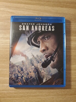San Andreas (Blu-ray + DVD, 2015) Combined Shipping Available!