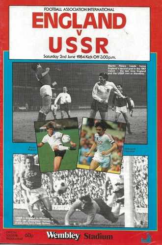 ENGLAND HOME PROGRAMAS INTERNACIONALES DE FÚTBOL 1980 A 1985 ~ TÚ ELIGES CUÁL - Imagen 21 de 24