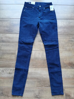 PEPE Jeans Womens Regent Skinny Corduroy W8 Jeans UK W27 L32 (BNWT) High  Waisted UK