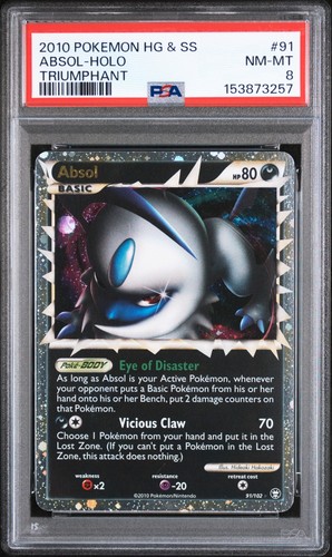 Absol graded PSA 8 for sale on eBay