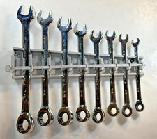 8 Piece GEARWRENCH Combination Ratcheting Wrench Set 3/4" to 5/16" Lightly Used