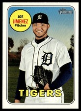 2018 Topps Heritage Joe Jimenez Detroit Tigers #637