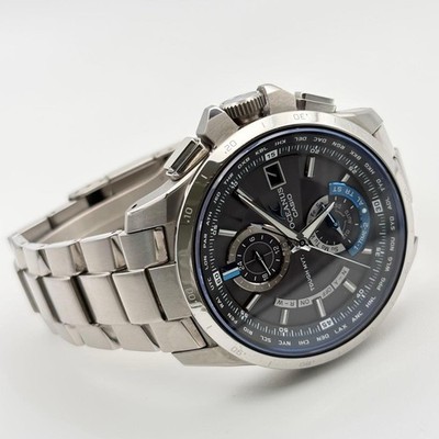 CASIO OCEANUS OCW-T1000 Tough Solar Men's Watch Titanium Black