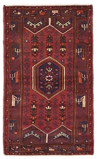 Traditional Vintage Hand-Knotted Oriental Carpet 3'2" x 5'5" Wool Area Rug