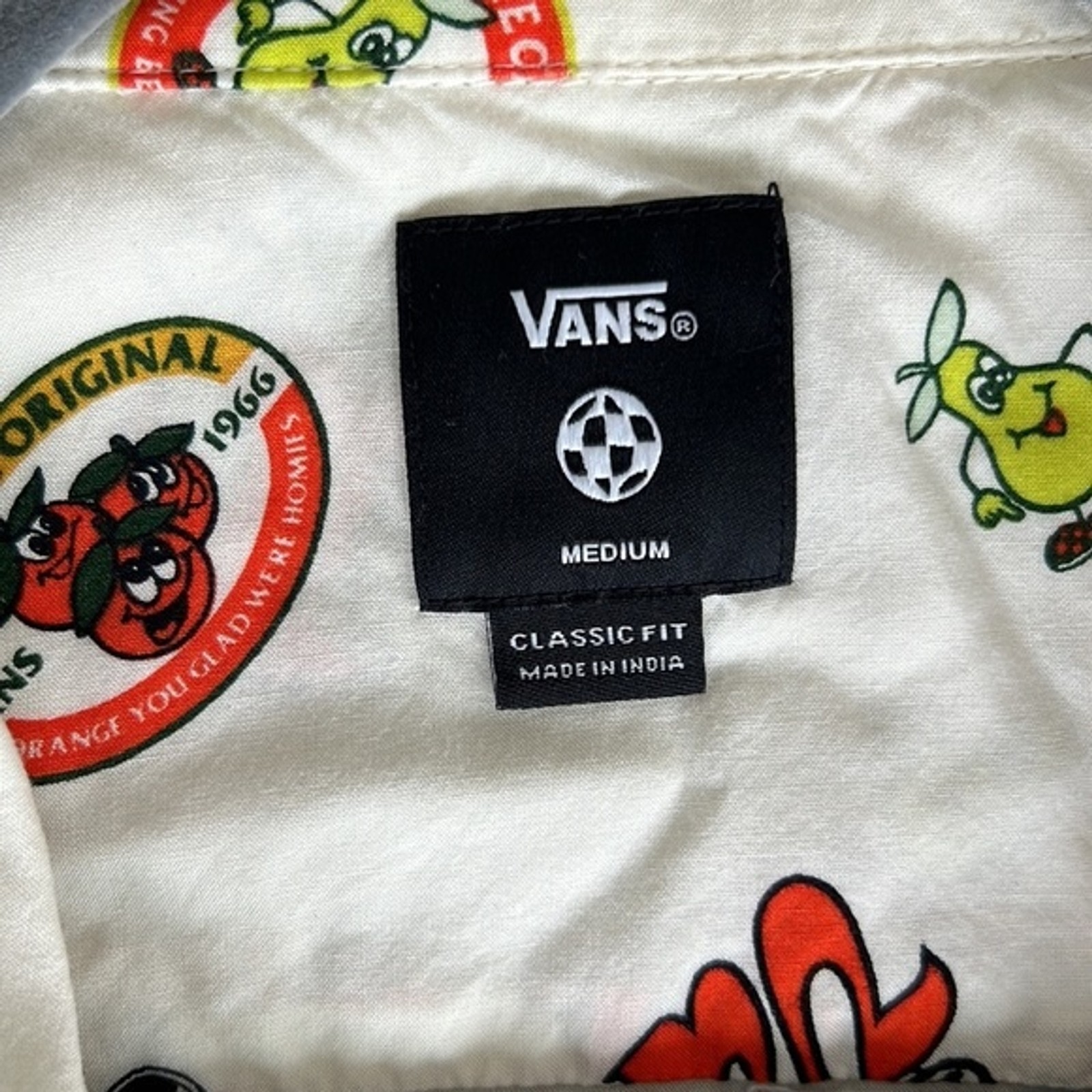 Vans Classic Fit Graphic Button Down Shirt image 2