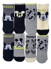 new 8prs baby boys disney Mickey mouse ankle socks.0-6mths.NO TAGS