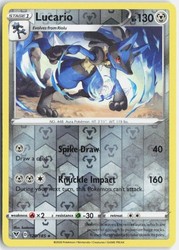 Lucario 120/185 Reverse Holo Vivid Voltage