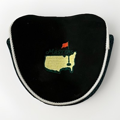 Masters Mallet Putter Cover - Augusta National New Golf Headcover - Black Green