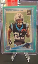 2025 Donruss Optic Rated Rookie Trevor Etienne #222 Teal Velocity Prizm RC