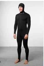 Aeroskin California Full Body Suit With Hood Black Size Large