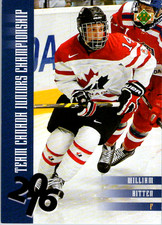 2016 UD Team Canada Juniors #R-21, WILLIAM BITTEN SP🔥🔥🔥Retro Rookie Throwback