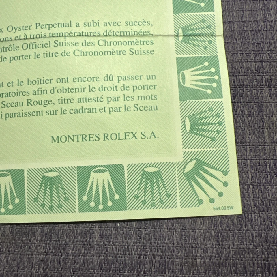 Rolex Certificado Garantía Garantía Rolex Oyster Perpetual Date 15210/P88xxxx Foto 3 de 4