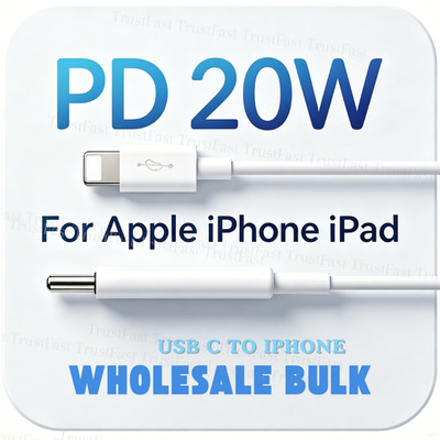 Wholesale Lot Fast Charger PD USB C/Type-C Cable For iPhone 14 13 12 11 XS XR 8
