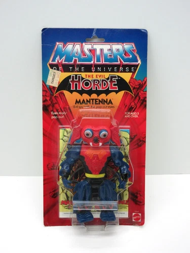 MOTU,VINTAGE,MANTENNA,CLEAR,Masters of the Universe,MOC,sealed,figure,He-Man