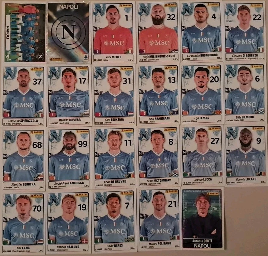ALBUM CALCIATORI PANINI 1980/81 FIGURINE NAPOLI Scegli da menù tendina