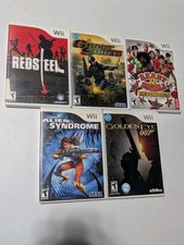 5x Wii Games: GoldenEye 007, Alien Syndrome, Ghost Squad, Ready 2 Rumble +