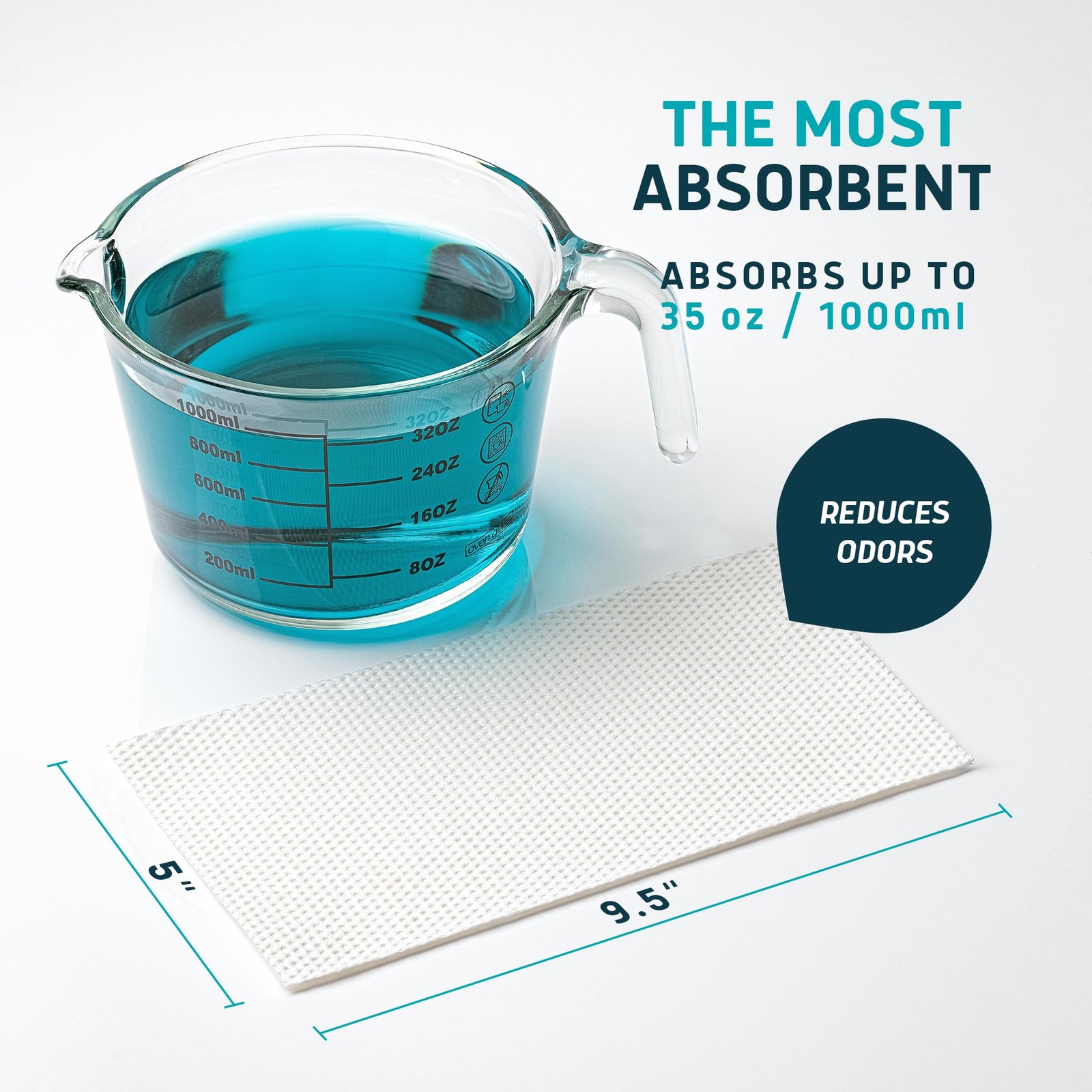 Lunderg Bedpan Liners with Super Absorbent Pads - Value Pack 30 Count - Medical