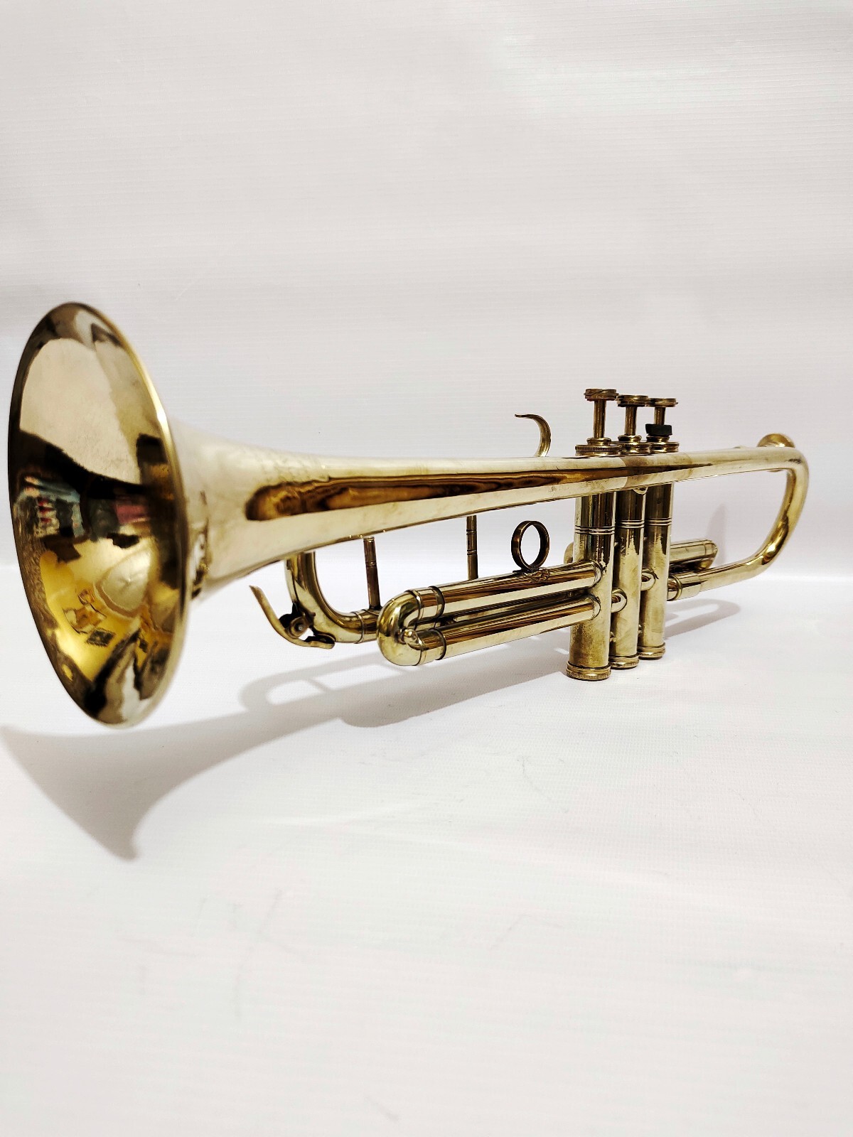Handmade Brass Trumpet Replica – Vintage Music Instrument Decor Christmas Gift