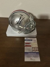 Arvell Reese Autographed Signed Mini Helmet Ohio State Football JSA Cert