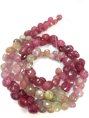 Extremely Rare Natural Multi Pink Sapphire Teardrop Beads Onion Shape Beads.