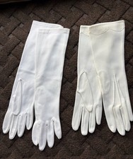 Vintage Long White Gloves