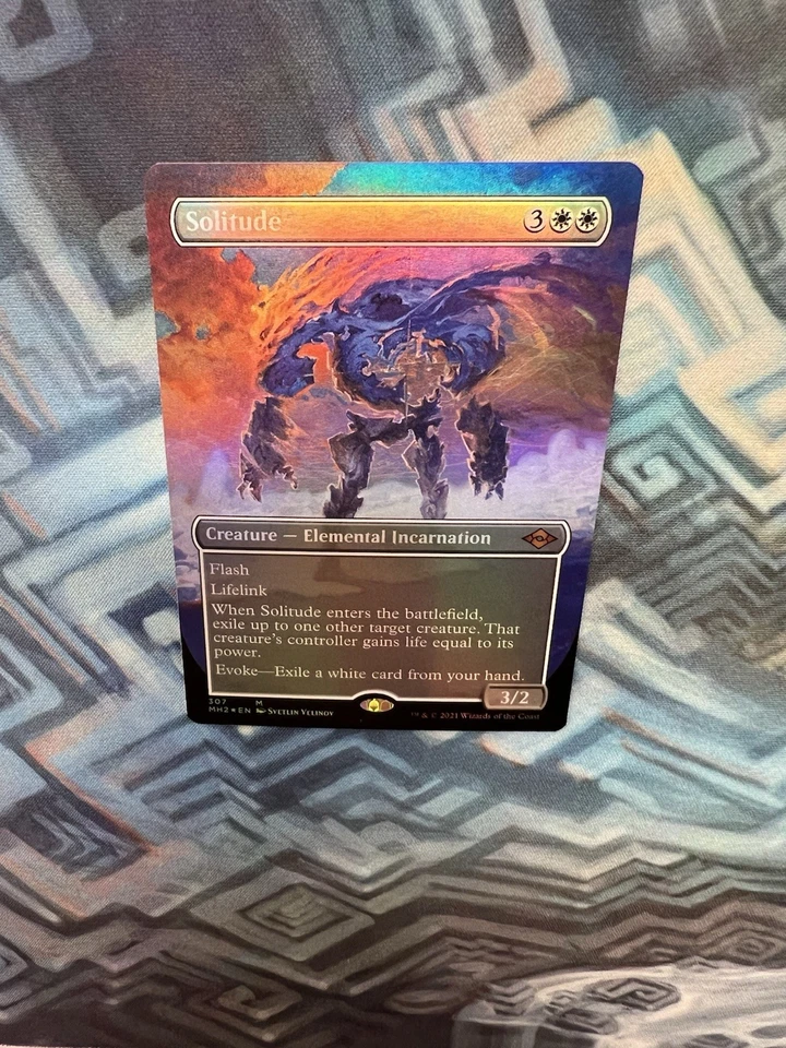 Borderless Foil Solitude Modern Horizons 2 - Indents & Scratches Please See Pics - Image 3 of 4