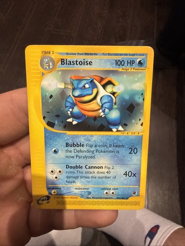 Pokemon TCG Blastoise 36/165 Expedition Base Set LP