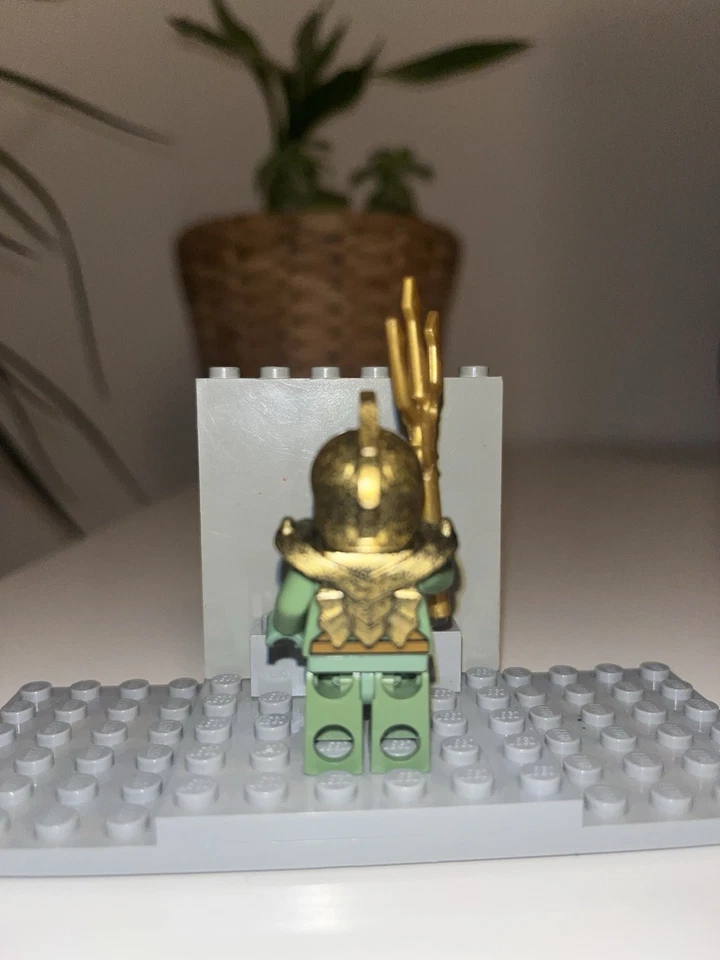 Lego Atlantis Figurine Portal Emperor Neuf (From Set 8078) - Photo 2/3